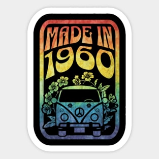 Made In 1960 Retro Sticker